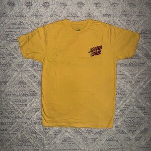 Santa Cruz Yellow Sunset Graphic Shirt